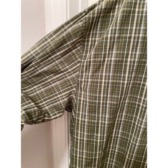 C.E. Schmidt Workwear‎ Mens Green & White Plaid Button-Up Shirt XL - Picture 5 of 11